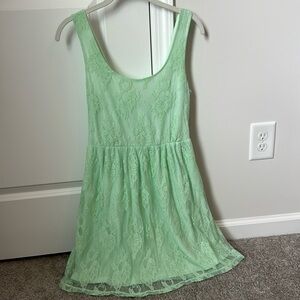 Mint Lace Dress